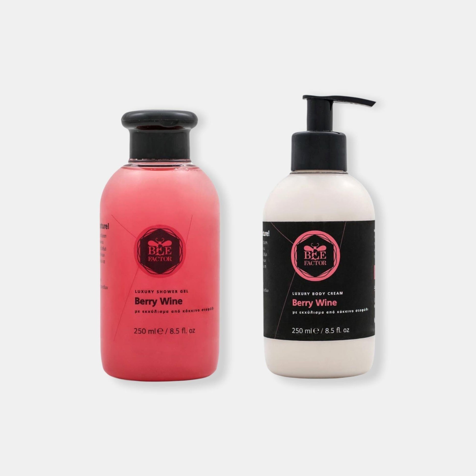 GEL DE DUȘ CU STRUGURI ROȘII 🍇 – 250ML - NatureOnMySkin